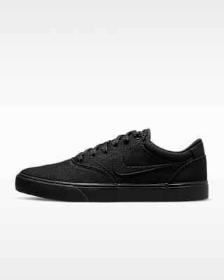 NIKE 黒×黒　SB 27.5 Nike SB Chron 2 Canvas Skate Shoes. Nike JP
